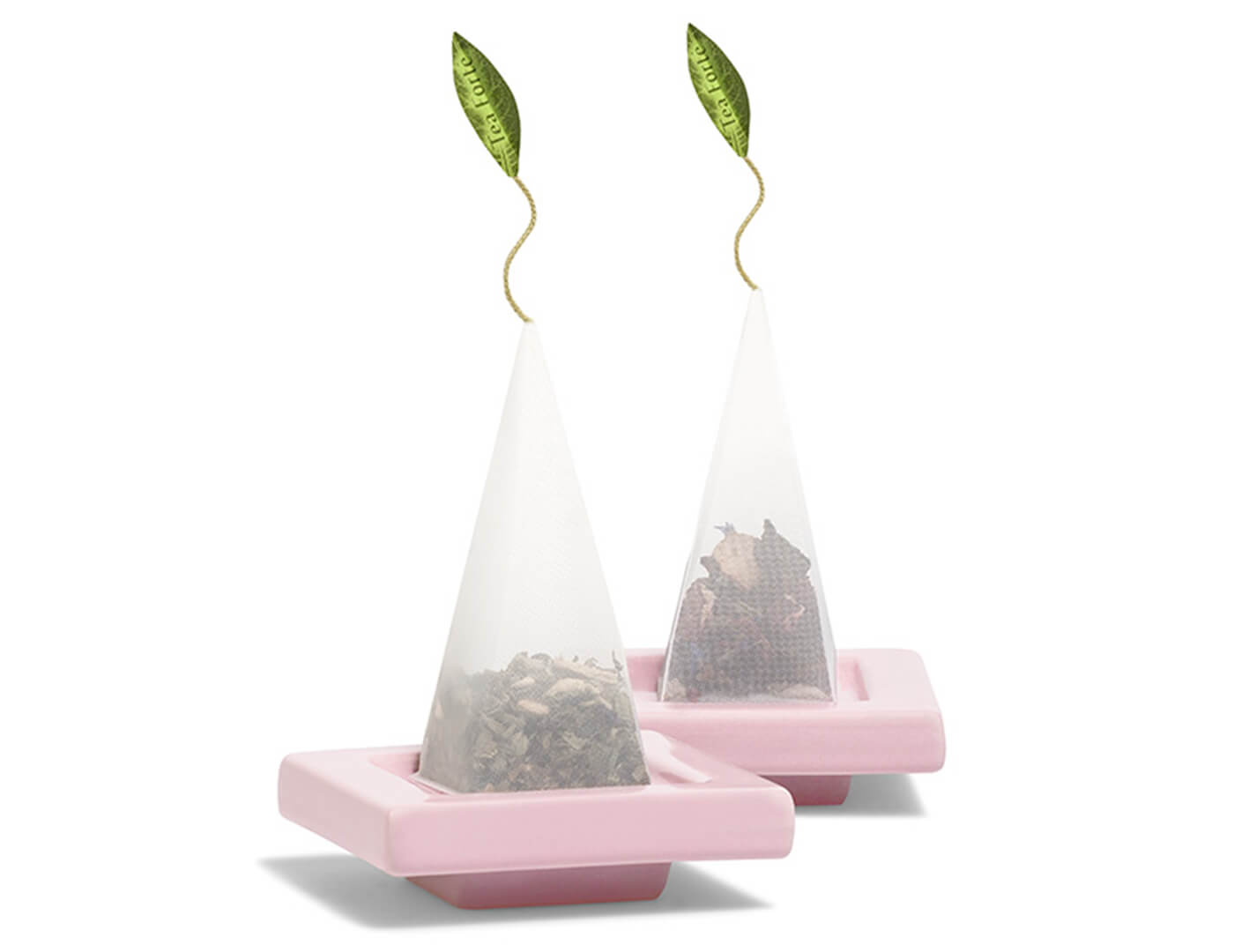 Tea Trays Rose Pink - Set of Two
